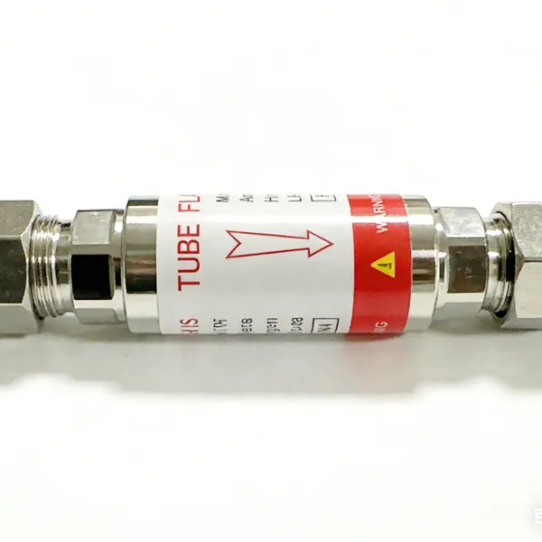 Instrumentation Tube Flashback Arrestor 316L for Semiconductor & Lab Gas Safety