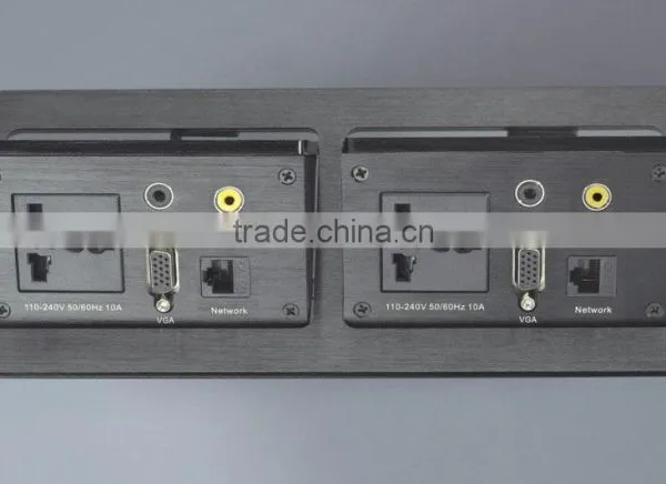 UK Electrical Desk Plugs With Audio Jack for Tabletop photo-3