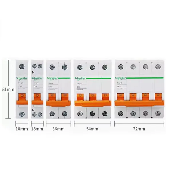 4 Pole 380V Smart MCB Breaker Switch 100A Earth Leakage Protection Plastic Molded Case IoT Remote Control photo-4