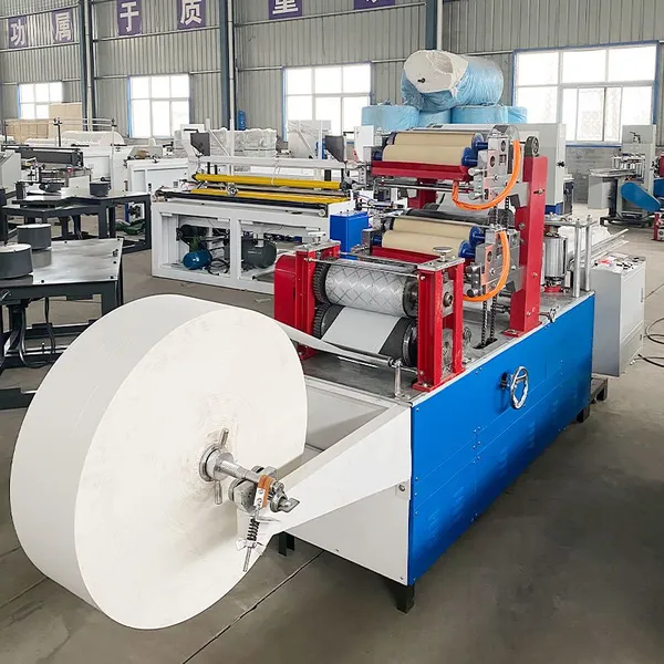 Máquina de fabricación de servilletas y papel de pañoletas para pequeñas empresas
