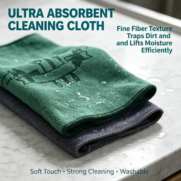 Thick Microfiber Towels Multi‑Purpose Cleaning Rags Lint‑Free Machine Washable for Household Auto Detailing photo-2