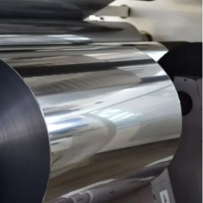 Metalized PET MPET Laminate Foils, Reflective Aluminum Coated PET Film for Surface Facing Composite Materials photo-4