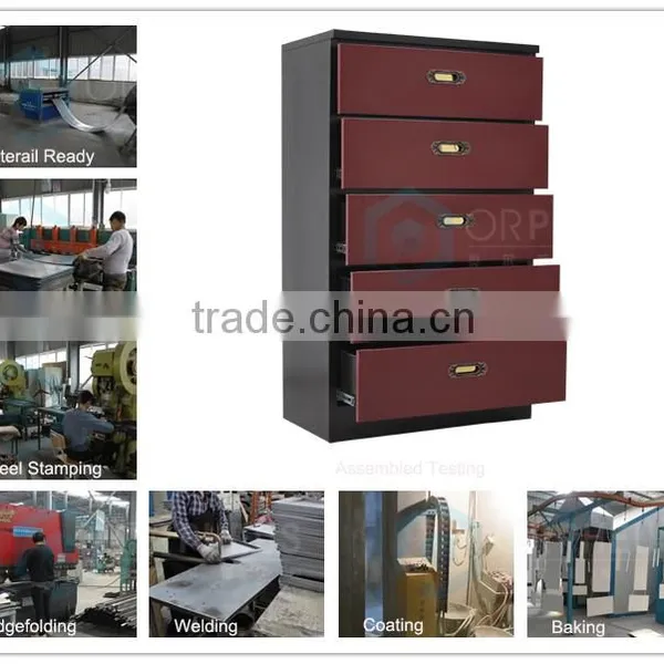 Metal 5 Drawer Chest Welded Furniture Chest Deep Freezers photo-6