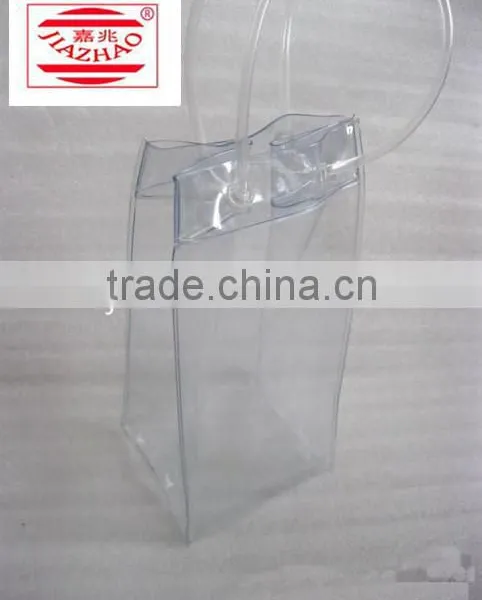 OEM / Processing cheap fashion transparen PVC Red Wine Ice Cooler bag