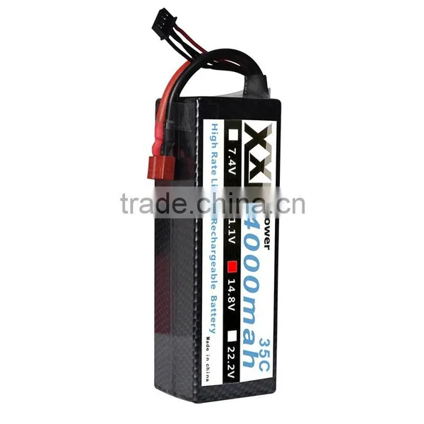 High Capacity 4000mAh 14.8v rc Lipo Battery 35c Battery Pack photo-2