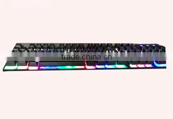 Manufacture Wired USB Mechanical Backlit Colorful USB Keyboard photo-3