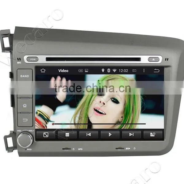 Wecaro Android 4.4.4 Car Dvd Player High Quality 8 for Honda Civic Navigation System OBD2 Playstore 2012 2013 photo-2