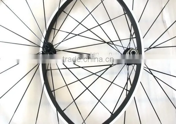 en Standard 700c Carbon Road Wheelsets 24mm Carbon Alloy Road Bike Wheelset photo-2