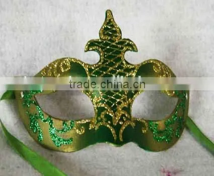 Fashion New Design Pretty Feather Masquerade Eye Party Mask Paper Party Eye Mask photo-3