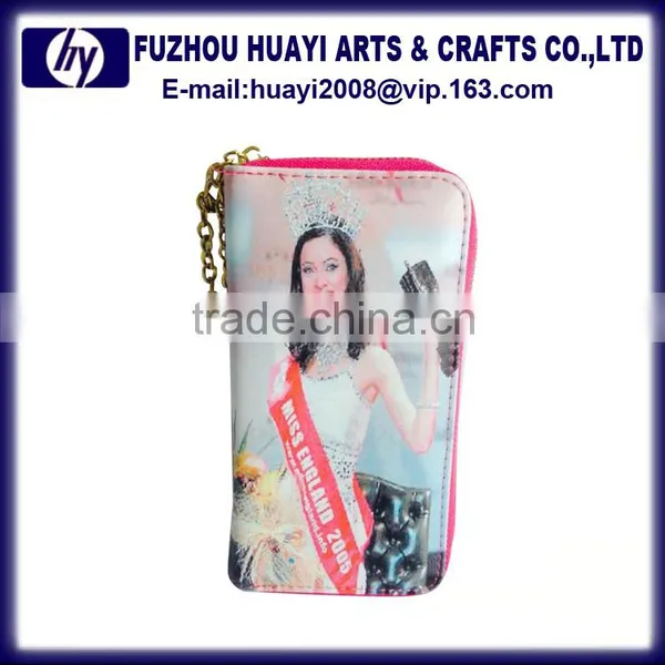 Hot New Fashion Lady Women Long Zip PU Leather Manufacturer Wallet