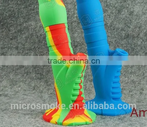 High Quality Healthy Filter Smoking Pipes Silicone Glass Water Pipe Hookah Water Tobacco Pipes