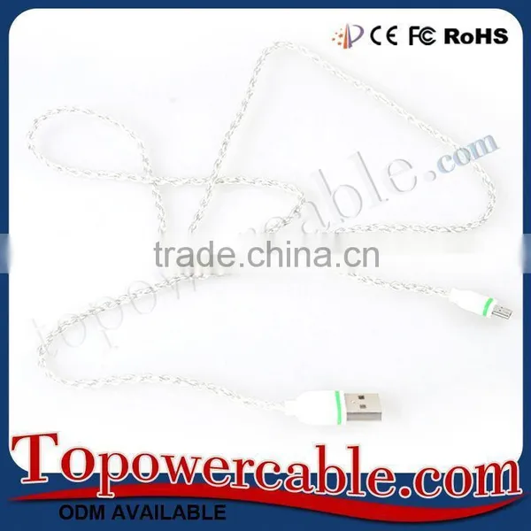 Super Speed Tangle-free Braided Fabric Data Guide Cable Charging Cables For Samsunsg Galaxy J7 photo-6