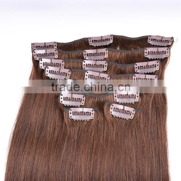 Wholesale 8a Quality Remy Human Hair Clip In Hair Extension, 100Virgin Human Hair photo-3