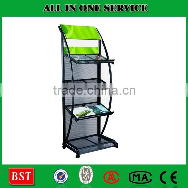 Grocery Store Wire Display Racks, Showcase Kiosk, Iron Steel Metal Rack photo-4