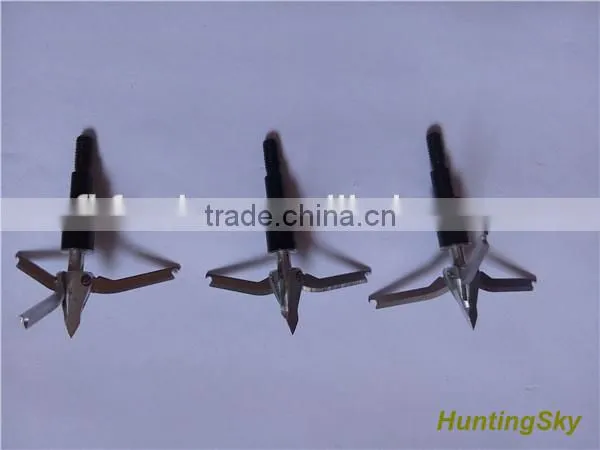 Archery Broadheads 3 Rotary Blade Hunting Shooting Archery Bow Arrow Tips For Crossbow Compound Arrow photo-3