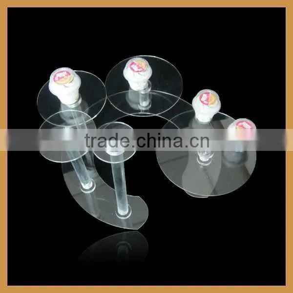 Multi Tier Acrylic Fashion Shelf Small Desk photo-2
