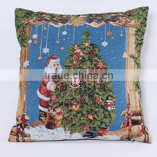 PLUS Wholesale Comfortable Decorative Wooden Sofa Seat Cushion, Christmas Design Cushion photo-3