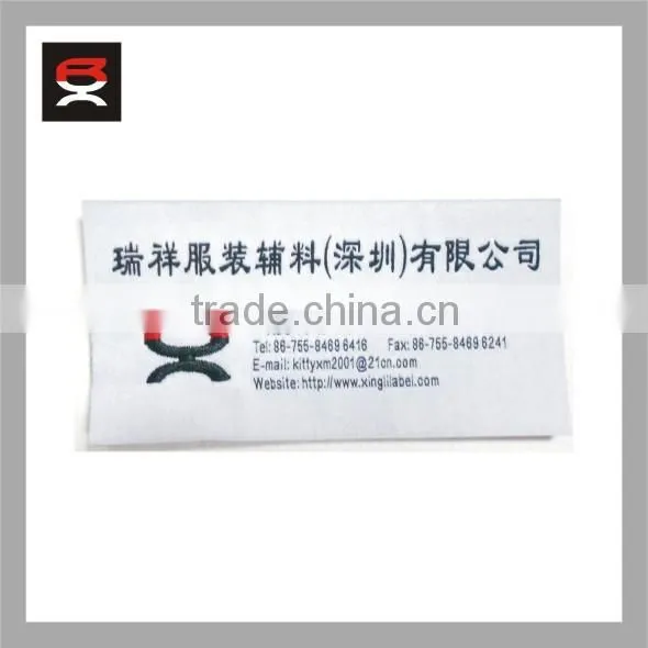 Customized High Density Satin Woven Label photo-4