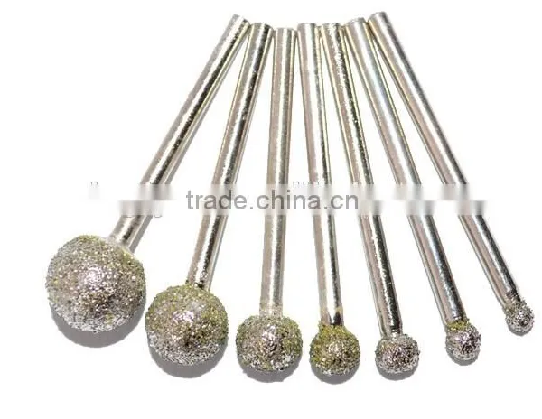 Yiyan Jewelers Rotary Bits Diamond Burs for Grinding and Carving photo-4