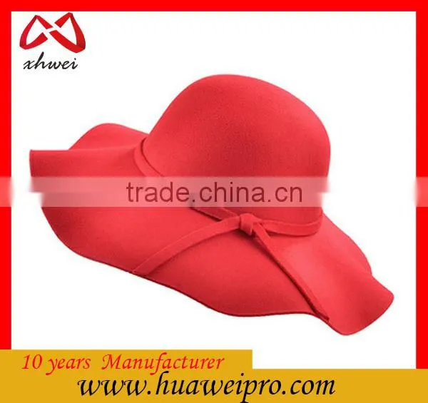 Wholesale Fashion Fedora Hats With Wholesale Custom Satin Ribbons photo-3
