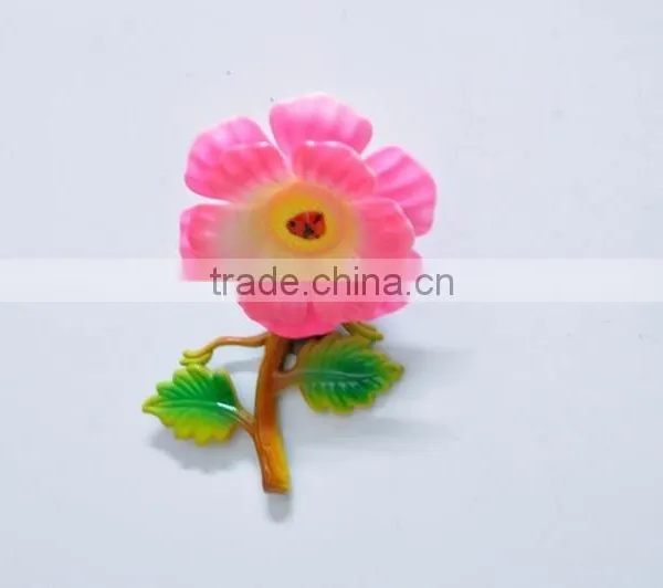 5 Inch Plastic Morning Glory Wedding Decoration Artificial Flower Freezer Magnet photo-5