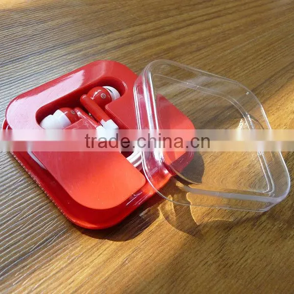 Square Shape Promotion Cheap Earphone Case photo-2