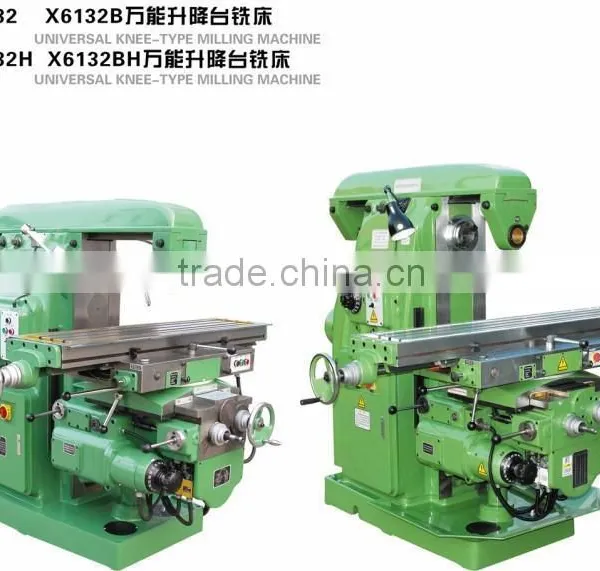 X6132 SERIE Unirversal Knee Type Milling Machine