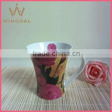 Porcelain Mug With Decal,Ceramic Mug Cup
