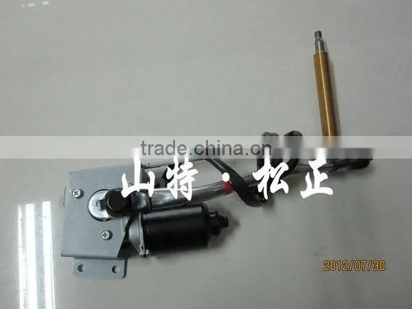 excavator PC220-7 cabin wiper motor assy 20Y-54-52211, wiper arm, blade, slider, stopper in front window
