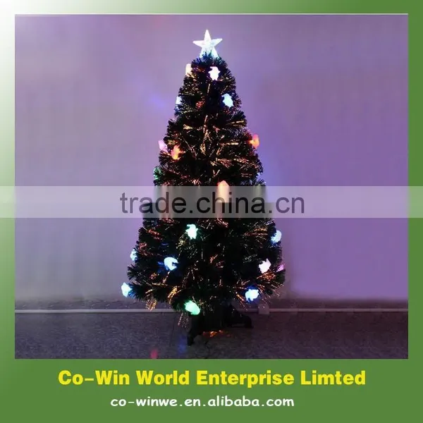 Xmas tree with multi coloured lights