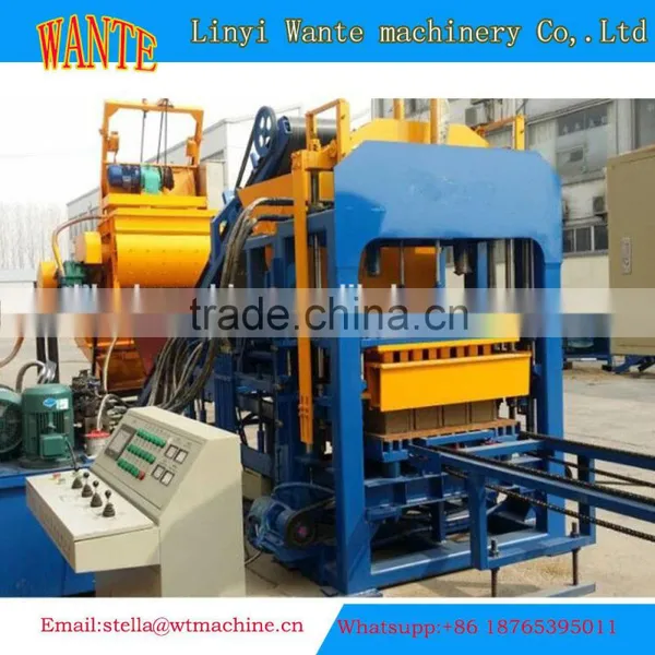 QT6-15 Automatic Bricks Manufacturing Machine Concrete Hollow Blocks Molds With Design photo-2