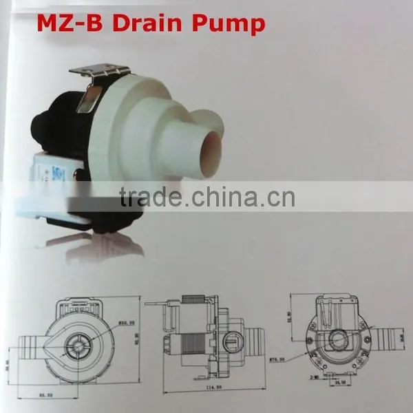 Washing Machine Drain Pump Motor / Universal Drain Pump for Washing Machine photo-3