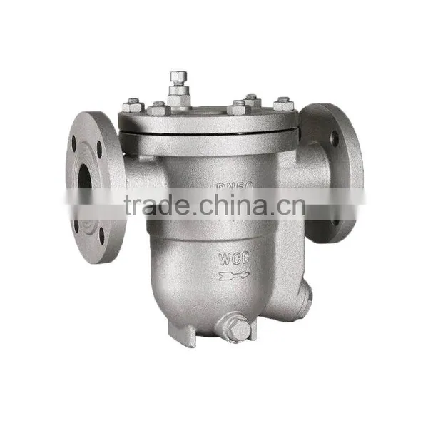 Standard Cast Steel Leverage Float Type Flange Ending Sream Trap Valve photo-2