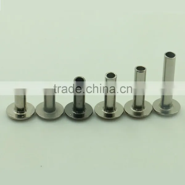Wholesale Nickel Free Different Size Round Head Metal Semi Tublar Rivet for Golfbags photo-2