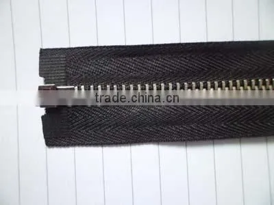 5# Metal Zipper Aluminum Teeth Zipper Open End Zipper Locking Zipper Head Zipper for Jacket photo-4