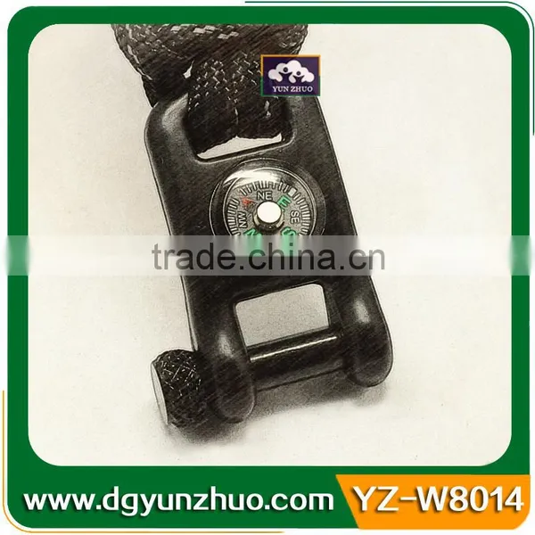 Black MINI Compass With Adjustable Shackle