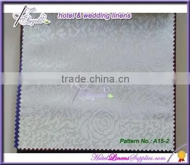 Dia-126"(320cm) Rose Pattern Polyester Jacquard Tablecloths for Table Decorations-Jacquard Pattern No. A15-1,2,3,4 photo-2