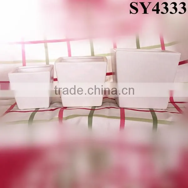Hotsale Silver Round Ceramic Indoor Flower Pot Wholesale photo-6