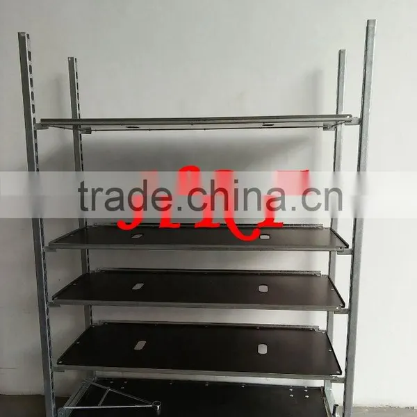 Decorative Flower Trolley, Danish Cart Flower Carrying Trolley Powder Coating Flower Transport Cart for Sale photo-3