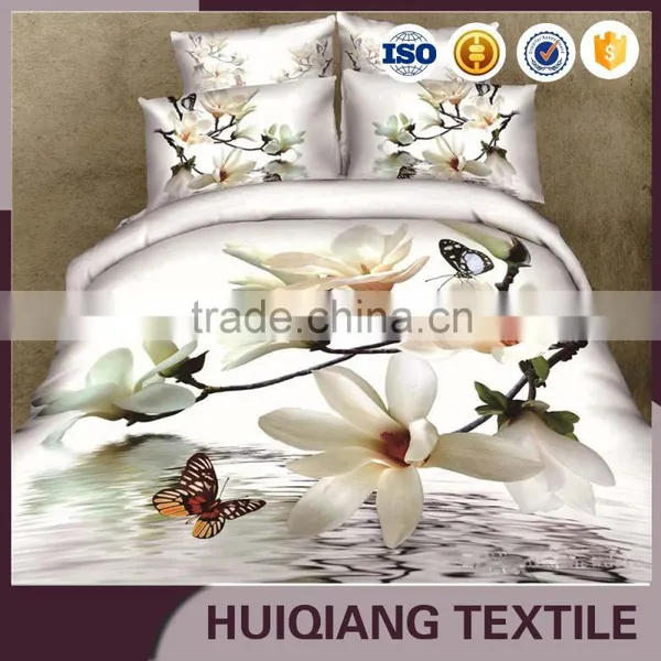 100% Polyester Brushed Fabric, Woven Technic Fabric, 3D Bed Sets Fabric, Home Textile Fabric