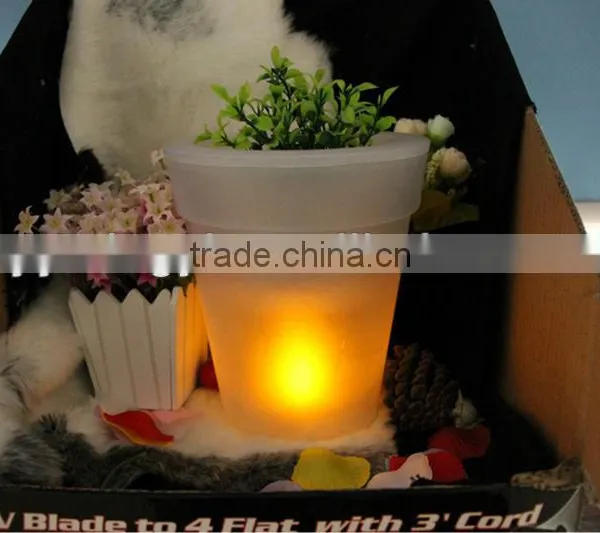 ABS&PS LED Flowerpot Light Water Proof LED VASE Color Changing for Indoor Decoration photo-2