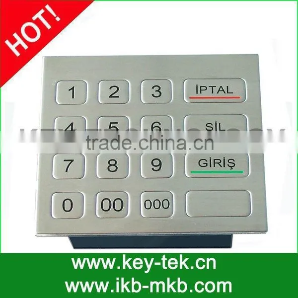 Top Panel Mounting Industrial Numeric Keypad photo-2