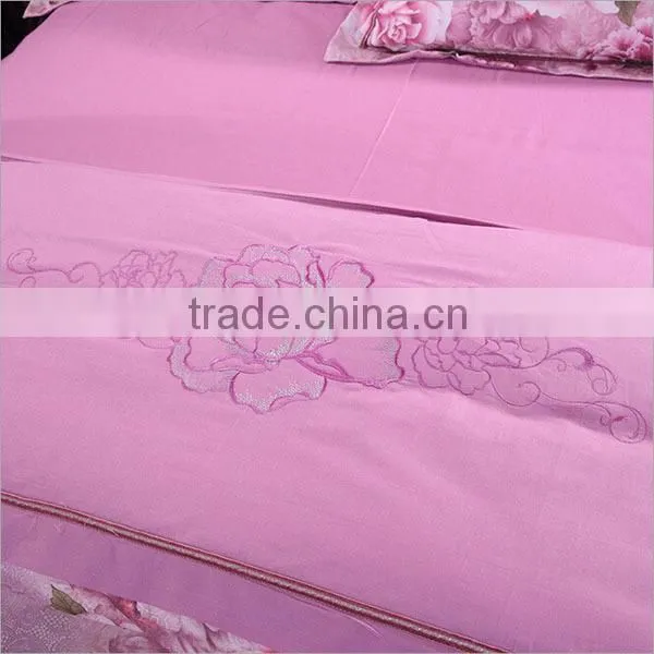 Import Fashion Embroider China Supplier 100% Cotton Percale Bedding Sets photo-2