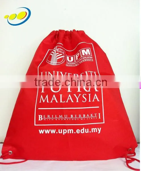 Cheap Wholesale Promotional Custom Gym Sack Bag With Logo photo-4