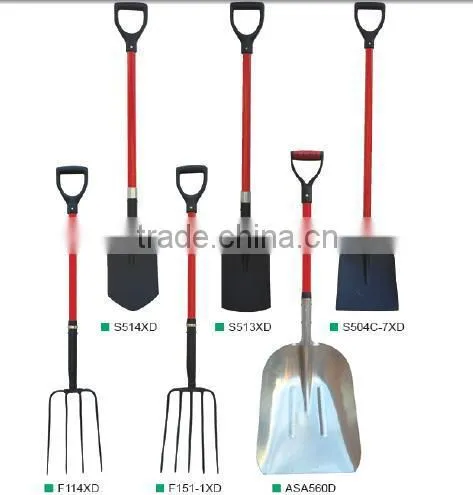 Shovel With Handle Fiberglass Handle S514XD