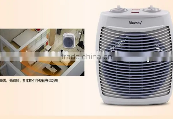 Portable 2-Speed Fan Heater With Thermostat 2000 Watts