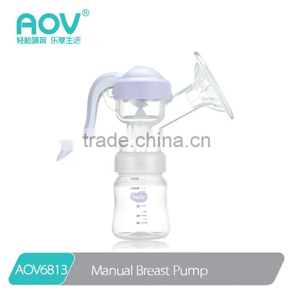 AOV6813 Manual Breast Milk Pump With 150ml Baby Bottle photo-4