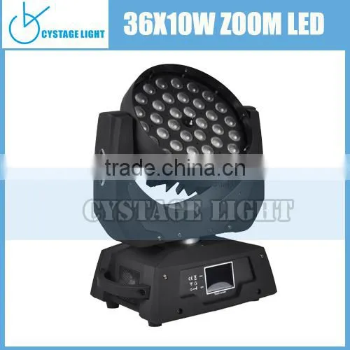 36x10w LED Zoom Wash Moving Head Light