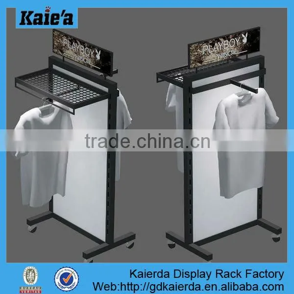 Movable Clothing Store Display Racks,movable Display Racks