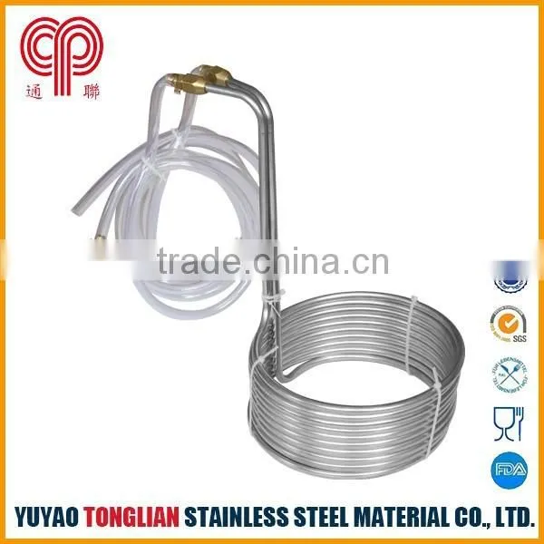 Stainless Steel Coiled Tube for Beverage Cooling. photo-4